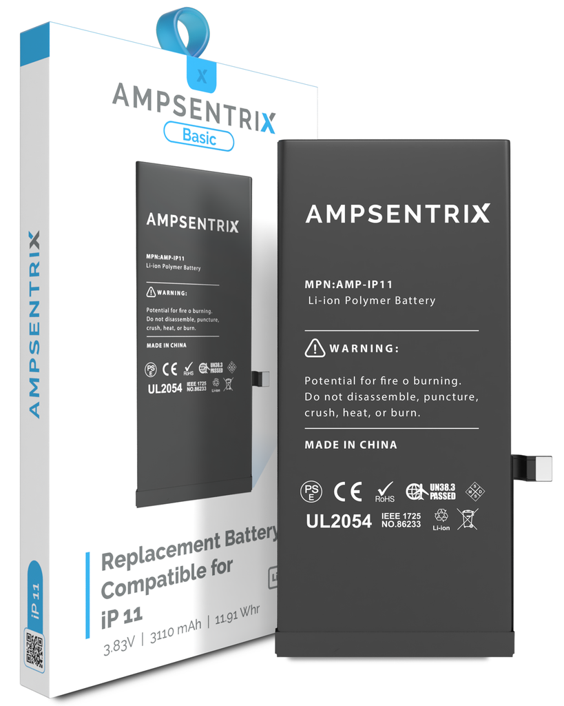 [107082022474] Batería de Repuesto Para iPhone 11 (AmpSentrix Basic)