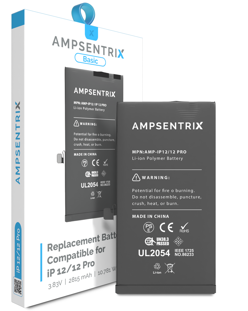 [107082022477] Batería de Repuesto Para iPhone 12 / 12 Pro (AmpSentrix Basic)