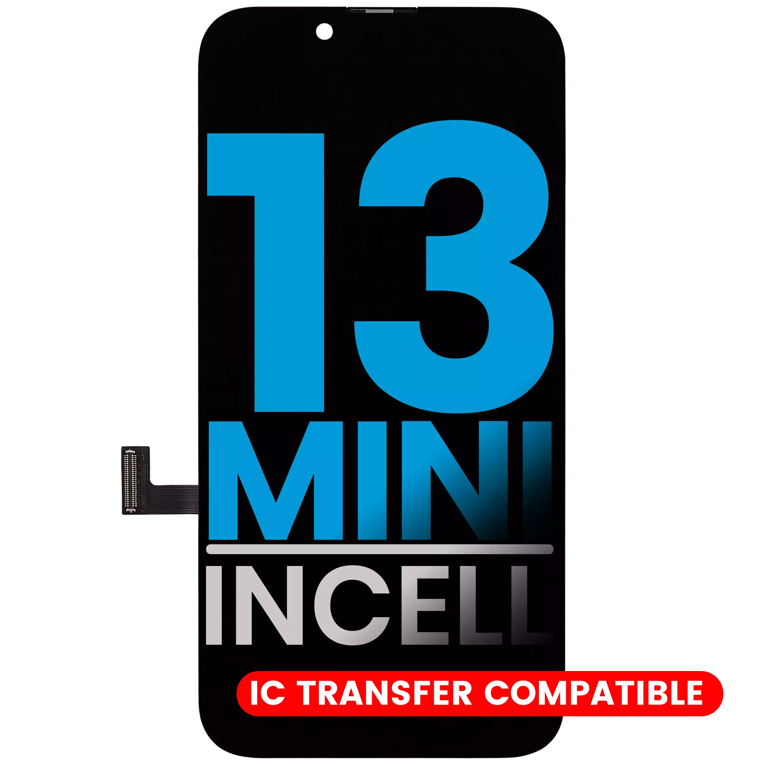 [107082080902] Ensamble LCD Para iPhone 13 Mini (Aftermarket: AQ7 / Incell)