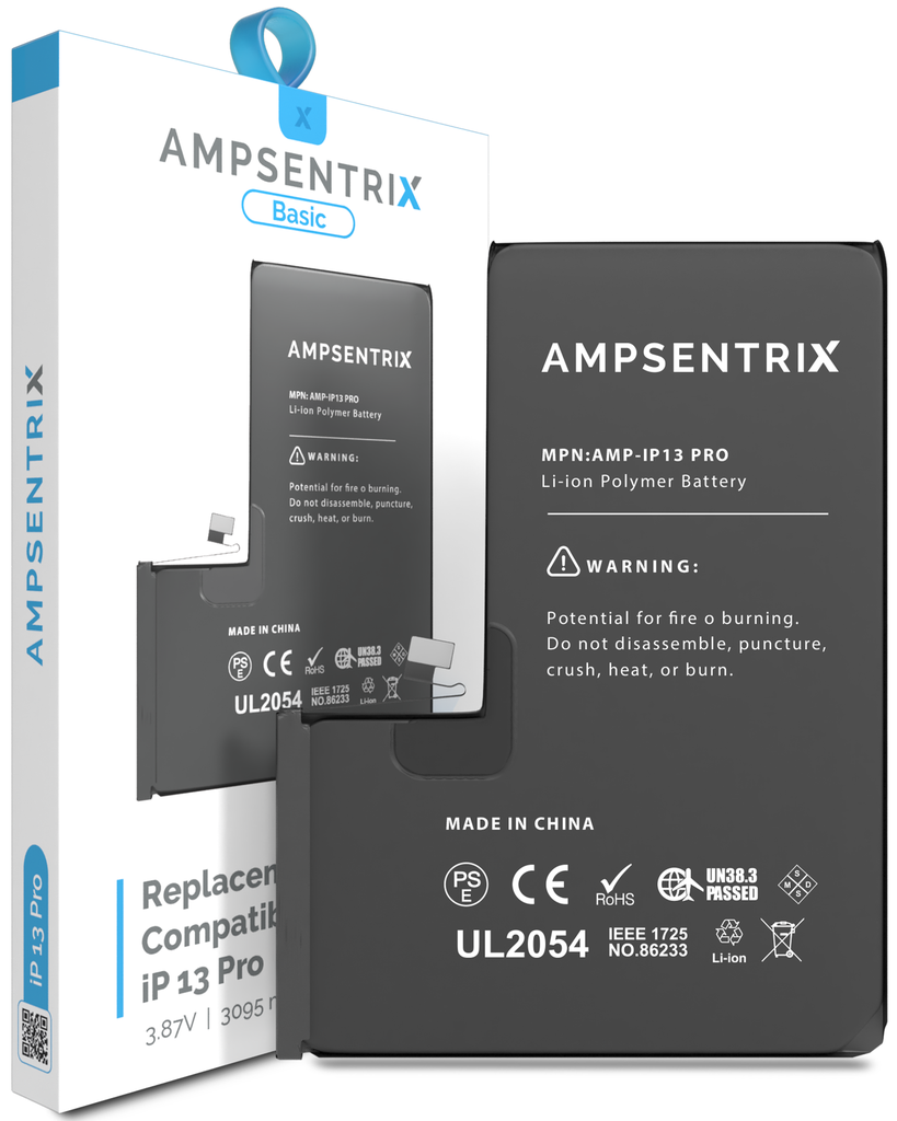 [107082022482] Batería de Repuesto Para iPhone 13 Pro (AmpSentrix Basic)