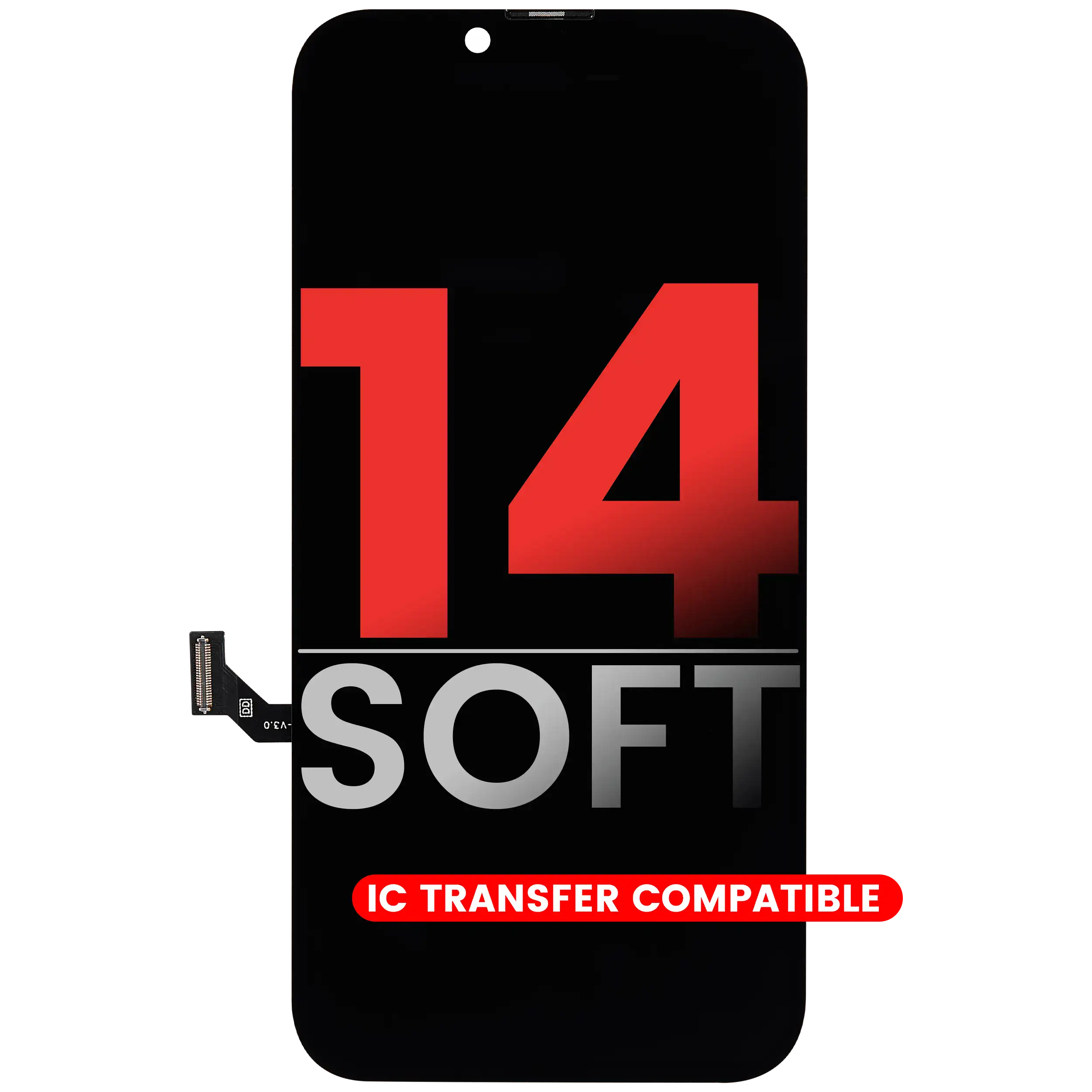 [107082131108] Ensamble OLED Para iPhone 14 (Aftermarket Plus: Soft)