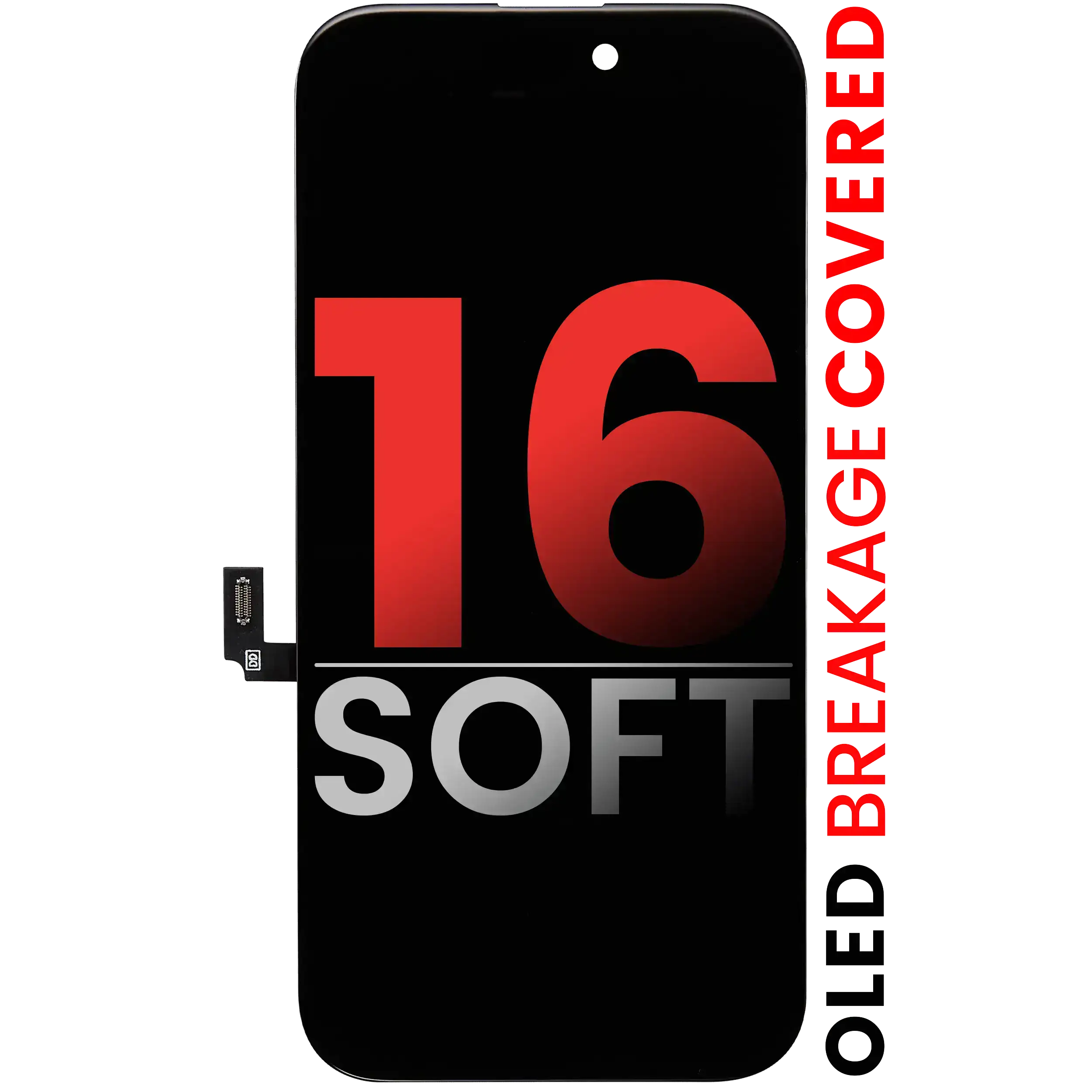 [107183138930] Ensamble OLED Para iPhone 16 (Aftermarket Pro: XO7 Soft)