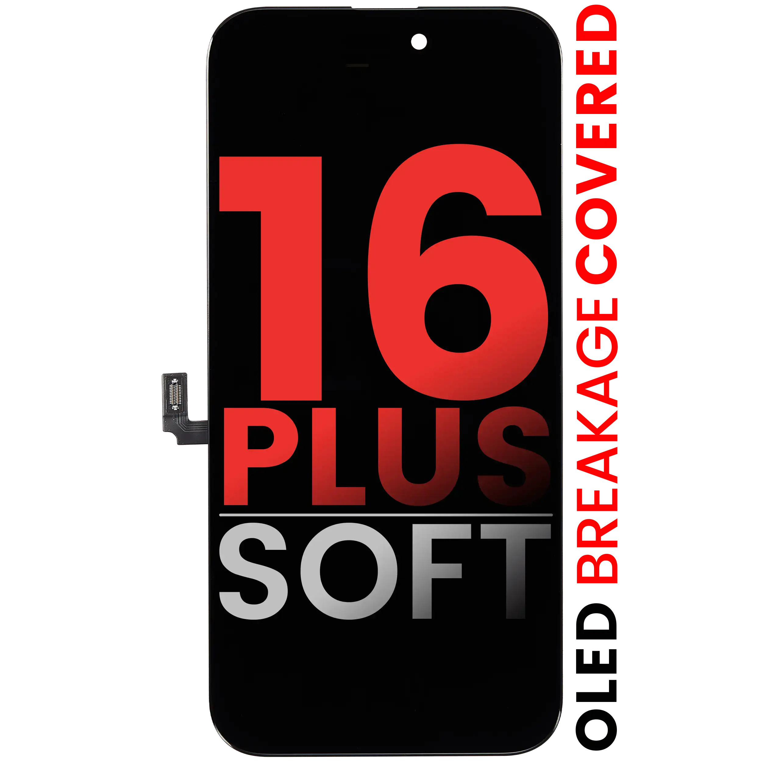[107083546429] Ensamble OLED Para iPhone 16 Plus (Aftermarket Pro: XO7 Soft)