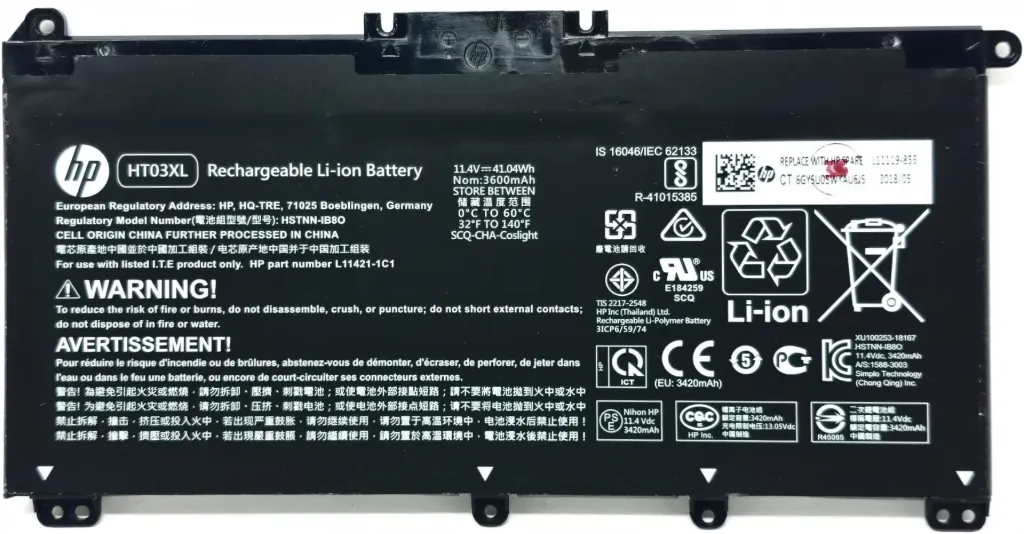 Bateria Laptop HP HT03XL