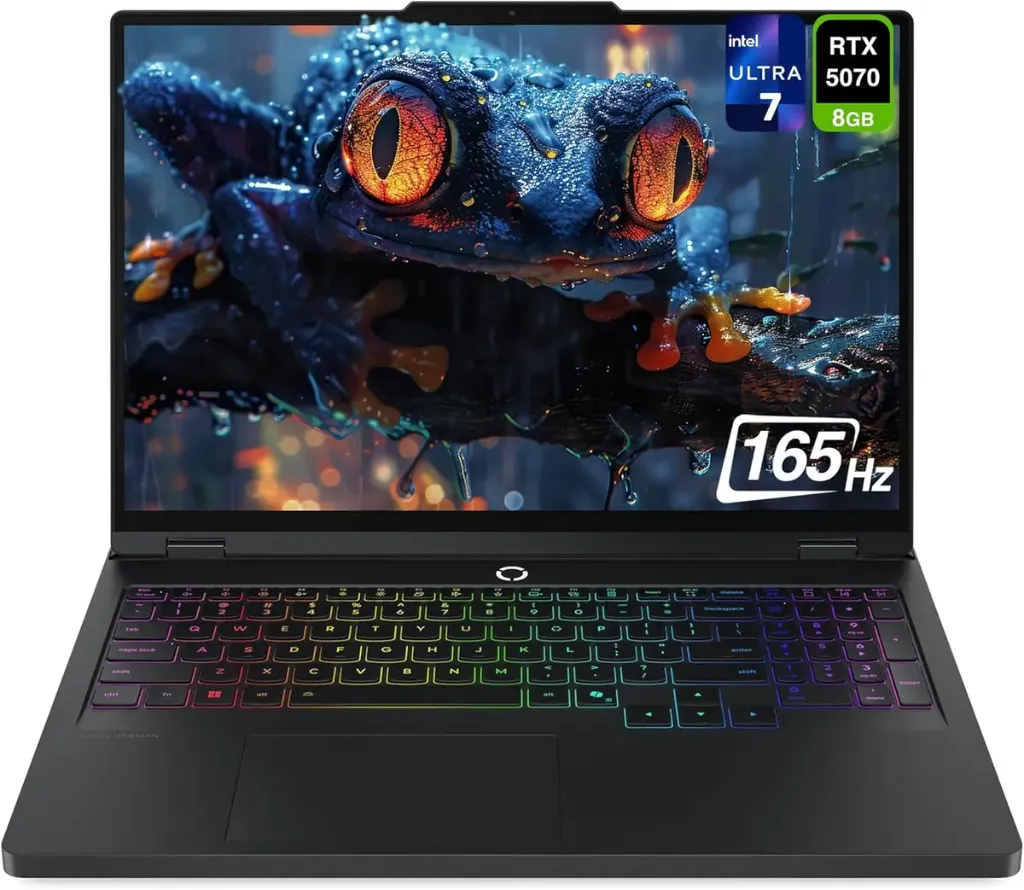Lenovo Legion 5 15IAX10 Pantalla 15.1" Intel Core Ultra 7 255HX RAM 32GB 1TB NVIDIA RTX 5060 8GB