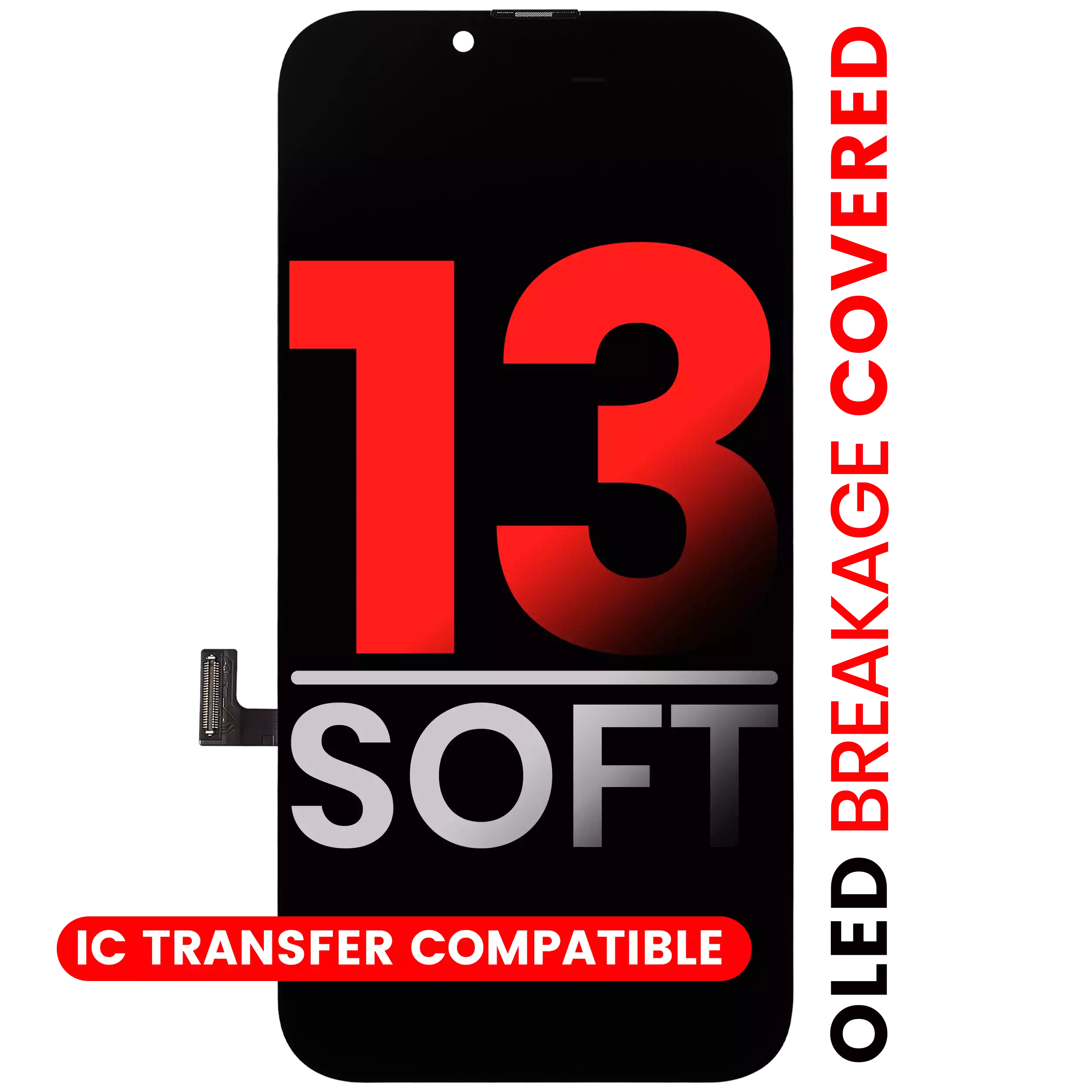 [107082080905] Ensamble OLED Para iPhone 13 (Aftermarket Pro: XO7 Soft)